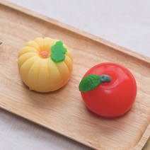 캔들바다 수제몰드 - 화과자 2구 (5종) (선택), 2. 사과/호박꽃