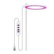 식물 LED 성장등 조명 생장등 식물등 뜨거운 램프 dc5v usb phytolamp 전체 스펙트럼 램프 단일 천사 반지 실내 묘목 다육 꽃, 빨간불
