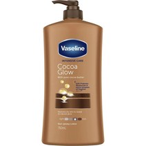 바세린 호주 Vaseline Body Lotion 인텐시브 케어 코코아 글로우 바디로션 750ml, 1팩