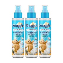스너글 섬유탈취제 허거블 코튼, 3개, 150ml