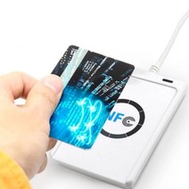 ACR122U RFID 스마트 카드 NFC 리더기 복사기 쓰기 가능 복제 소프트웨어 ISO14443 프로토콜 S50 용 USB