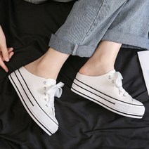 HACHO_ 운동화 스니커즈 캔버스블로퍼 공용스니커즈 여자스니커즈 여성스니커즈