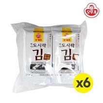 기타 [오뚜기] 오쉐프 미니 도시락 김 (2gx10) x 6