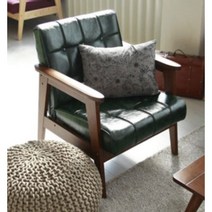 캐쥬얼 엔틱 고급 인조가죽 1인용 카페 쇼파 (6색) 좋은 소파 비싼 심플, B다크레드+앤틱원목