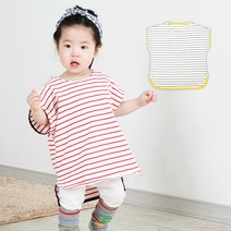 아동 반팔티 루즈핏 스트라이프