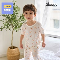 슬리피헤드 키즈 키즈 시원한 5부 쿨내의 당근아이보리