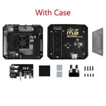 개발 보드 시스템 호환 라즈베리 파이 4 모델 B 아르곤 원 M.2 SSD 확장 보드 USB3.0 ~ 케이스용, With Case
