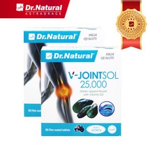 닥터내츄럴 V-Jointsol 조인트솔 25000 관절영양제 뉴질랜드 초록홍합 호주 복합관절영양제, 90정 2통