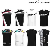 스맥스코리아 배드민턴 볼링 탁구 민소매 티셔츠 어깨깡패 숄더핏