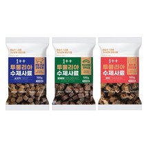 우리주 가수분해 소프트 투뿔리아 수제 강아지사료3종 100g, 1개, 1g, 동애등에(민감체질 면역)