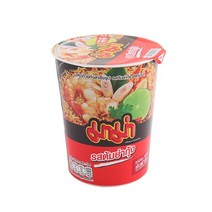 태국 마마 컵라면 똠양 3개, 새콤새우 맑은 국물 맛