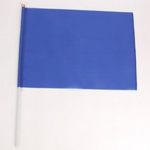파티로 튼튼한 응원깃발 30x40cm 운동회 깃발 청기백기 깃발춤, 파란색