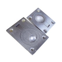 철제가구 부품 스테인레스 스틸 숨겨진 문 손잡이 찬장 Recessed 보이지 않는 캐비닛 도어 핸들 현대 미니, 01 as picture_01 L