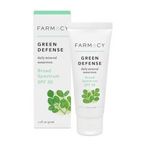 파머시 Beauty LLC Green Defense SPF30 광범위 미네랄 자외선 차단제 산화아연 이산화티타늄 천연 물질 포함, Cherry