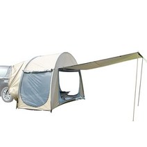 SUV 해치백용 자동차 후면 텐트 캠핑 텐트용 테일 게이트, **무료배송**카키