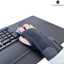 물리치료사가 판매하는 올투게더나우 고정 손목보호대 아대 블랙, 양쪽