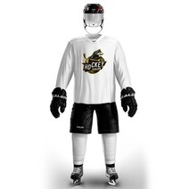 아이스하키복 아이스하키져지 H80 시리즈 가볍고 얇은 통기성 흰색 맞춤형 아이스 하키 연습 저지 및 대형, 12 jersey_09 Youth Goalie cut