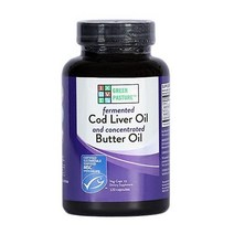 Green Pasture Cod Liver & Butter Oil 그린 패스처 코드리버 대구간유 & 버터 오일 120 캡슐