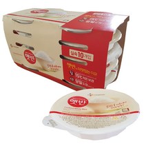 아코상회 협력사 CJ 제일제당 햇반 210g갓지은 햅쌀 흰쌀 백미 밥 둥근 헷반 가정간 아침 간편식 간편식품 즉석 반조리 비상 식품 식량탄수화물 자가격리 필수품, 210g, 10개