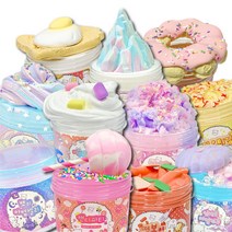 [뽀슬라임] 47종 골라담기 선물 랜덤 대용량 실리콘 테이프공 테이프볼 테이프풍선 액괴, 120ml