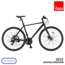 (완조립/사은품) 삼천리 2022 아팔란치아 모멘텀 21단 700C 하이브리드 자전거, [440] 블랙_완조립