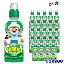 ForU890 뽀로로 사과맛 음료 235ml 24개 아이음료 사과음료 사과맛음료 소풍음료, 상세페이지 참조, 상세페이지 참조