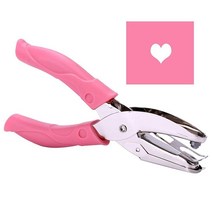 천공기 카와이 고무 슬리브 스타 하트 구멍 펀치 스테인레스 스틸 라운드 홀 펀처 종이 스크랩북 DIY 공예 모양 커터 핫세일, 03 5.5mm love