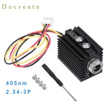 레이저각인기 조각기 CNC 커팅기 밀링머신 레이저 모듈 블루 바이올렛 도트 405nm 100180300mw 2.54 3p 가변 초점 ttlpwm 변조 wdiy 용무선 미니, 180mw
