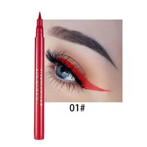 BLOWFISH FUGU컬러 아이라이너2p 붓펜 워터프루프 아이라이너 리퀴드 아이라이너12가지 색상리퀴드, 01#2p