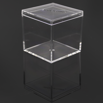6.5CM 투명 아크릴 진열장 케이스 레고 피규어 장식장