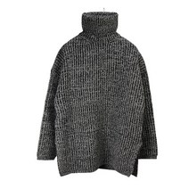 [아크네 스튜디오] 여성 오버사이즈 울 스웨터 A60018 GREY/DARK GREY [A
