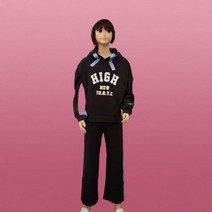 제이씨비JCB컬러블랙후드와이드팬츠세트JBS8R541