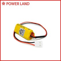 PORESO Ni-CD 1x3 3.6V 300mAh(삼각) [예비전원 소방용배터리], 1개