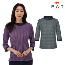 PAT 넥셔링 기하학 프린트 티셔츠 1G45303