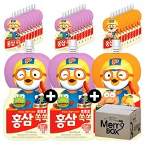 100mlx30개 혼합맛 핑크퐁 키즈홍삼 / 사과당근/ 포도야채/ 배도라지 뽀로로 홍삼쏙쏙, 06){포도베리20+오렌지10}