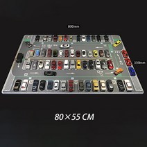 다이캐스트 주차장 자동차모형 토미카 디오라마 전시80cm 1:64 스케일 자동차 263, 차 없이