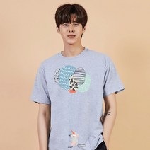 키밍 쥐 파티 귀여운티 러운드반팔티 여름면티