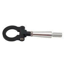 크리에이티브 내구성 자동차 튜닝 알루미늄 SUV 트럭 트레일러 견인 후크 나사 야외 여행 세트 범용 액세서리, [05] Black