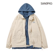 SMOPIG 남자 봄 캐주얼 코디 트레이닝 점퍼