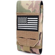 VIIDOO Molle 폰 파우치 Od Green 소형 전술 휴대폰 홀스터 튼튼한 방수 스마트폰 케이스 홀더 조끼 벨트 허리용(아미 그린), SIMPLE CP