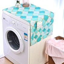 녹색 잎 냉장고 천으로 단일 도어 먼지 커버 마이크로 웨이브 오븐 린넨 세탁기 타월, [06] LN42, [03] M 45X130cm