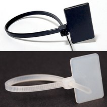 마크타이 전선고정 선정리 케이블 네임 타이 25X150mm 250개, 블랙 (07-358B)