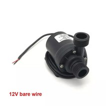 수중모터 펌프 수중펌프 지하수관정 어항 지하수 소형 양수기 발전기 800lh 5m dc 12v 24v 태양광 브러시리스 모터 물 순환 급수 세척 잠수정 워터, 12v 배선