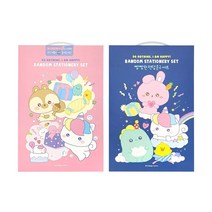 랜덤문구세트 신학기선물, 블루