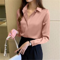 새로운 셔츠 여성 화이트 셔츠 여성 긴 소매 셔츠 블라우스 사무실 레이디 새틴 실크 블라우스 탑 플러스 사이즈 여성 기본 셔츠 탑