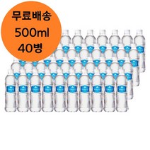 아워홈 지리산수 500ml X 40병, 40개