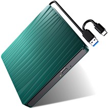 [2022 업계 신개발] DVD 드라이브 외장 USB3.0 Type C포트 첨부 CDDVD 읽기 쓰기 외장 녹화 포함 대응 CDDVD 플레이어 CDDVD 드라이브 얇은 조용한 고속 WindowLinuxMac OS 대응