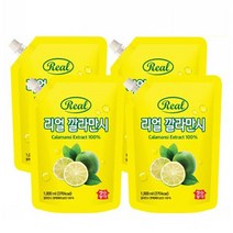 정우당 리얼 깔라만시, 4팩, 1000ml
