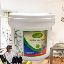 선샤인 천연페인트(4리터), 아이보리+작업도구