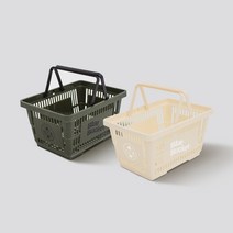 블루버켓 캠핑 캐주얼 바구니 다용도 수납 바스켓, 카키